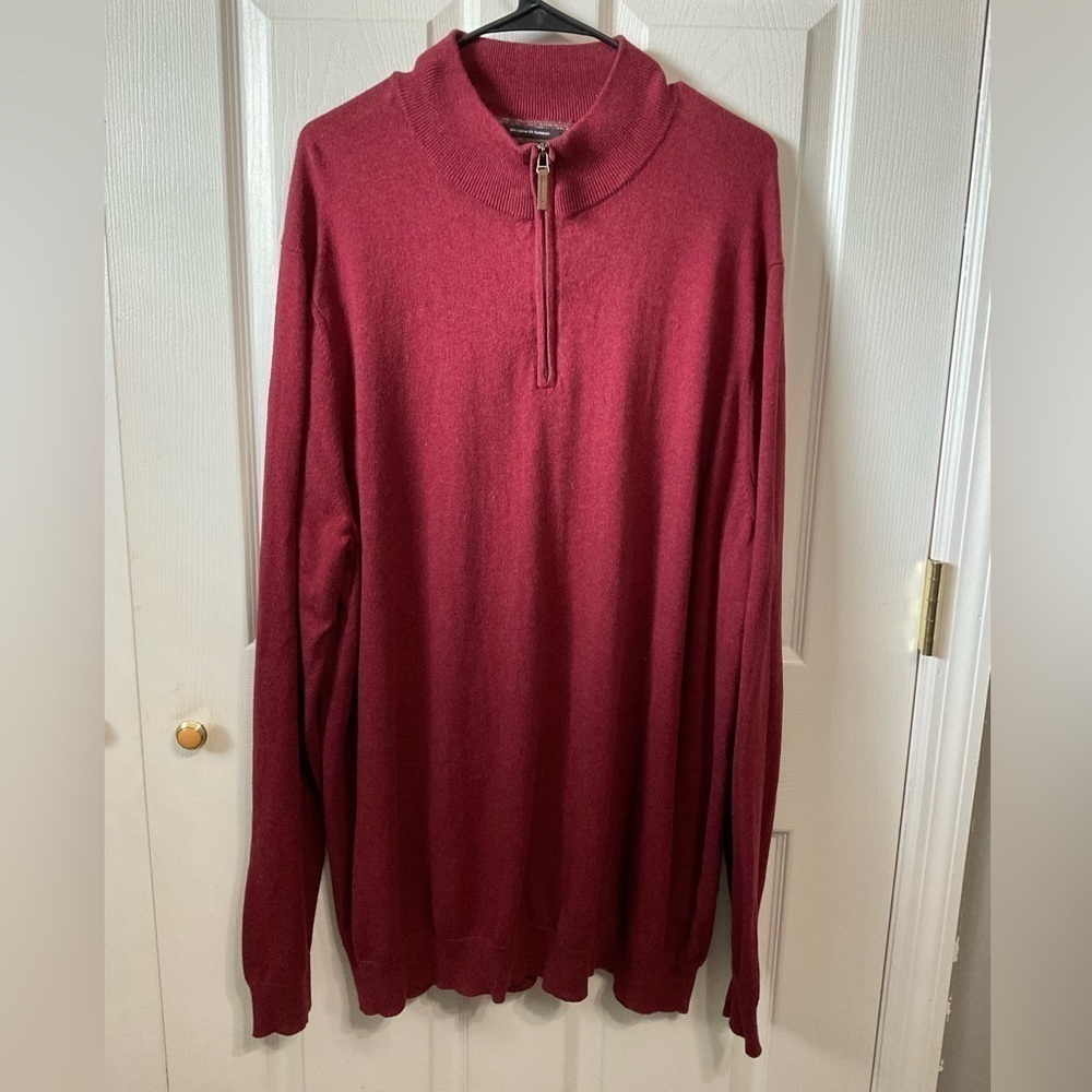 Nordstrom men’s shop. 3/4 zip. Cashmere blend top. Size XXL Tall.